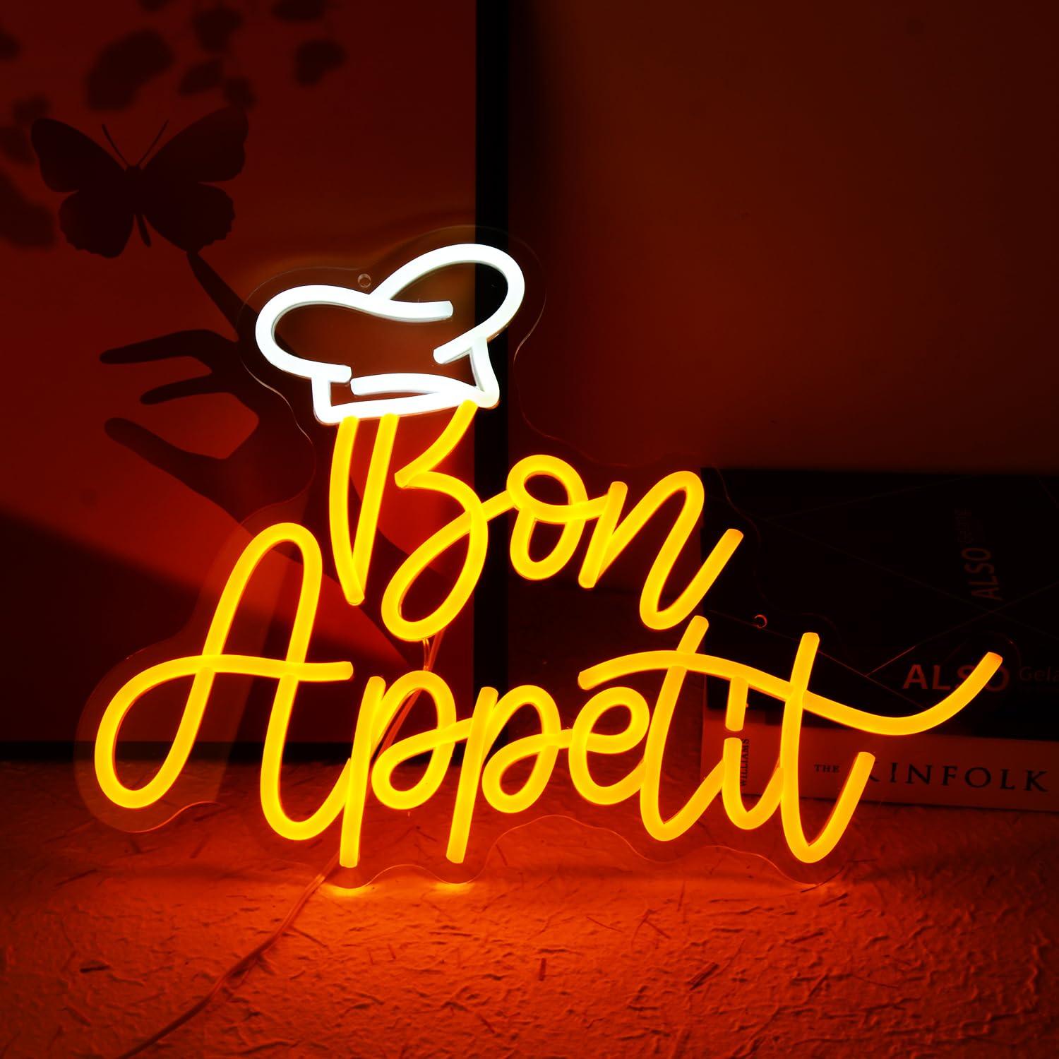Afiyet olsun şef şapkası Neon  - Lighting Decor For Home incelemesi ve fiyatı