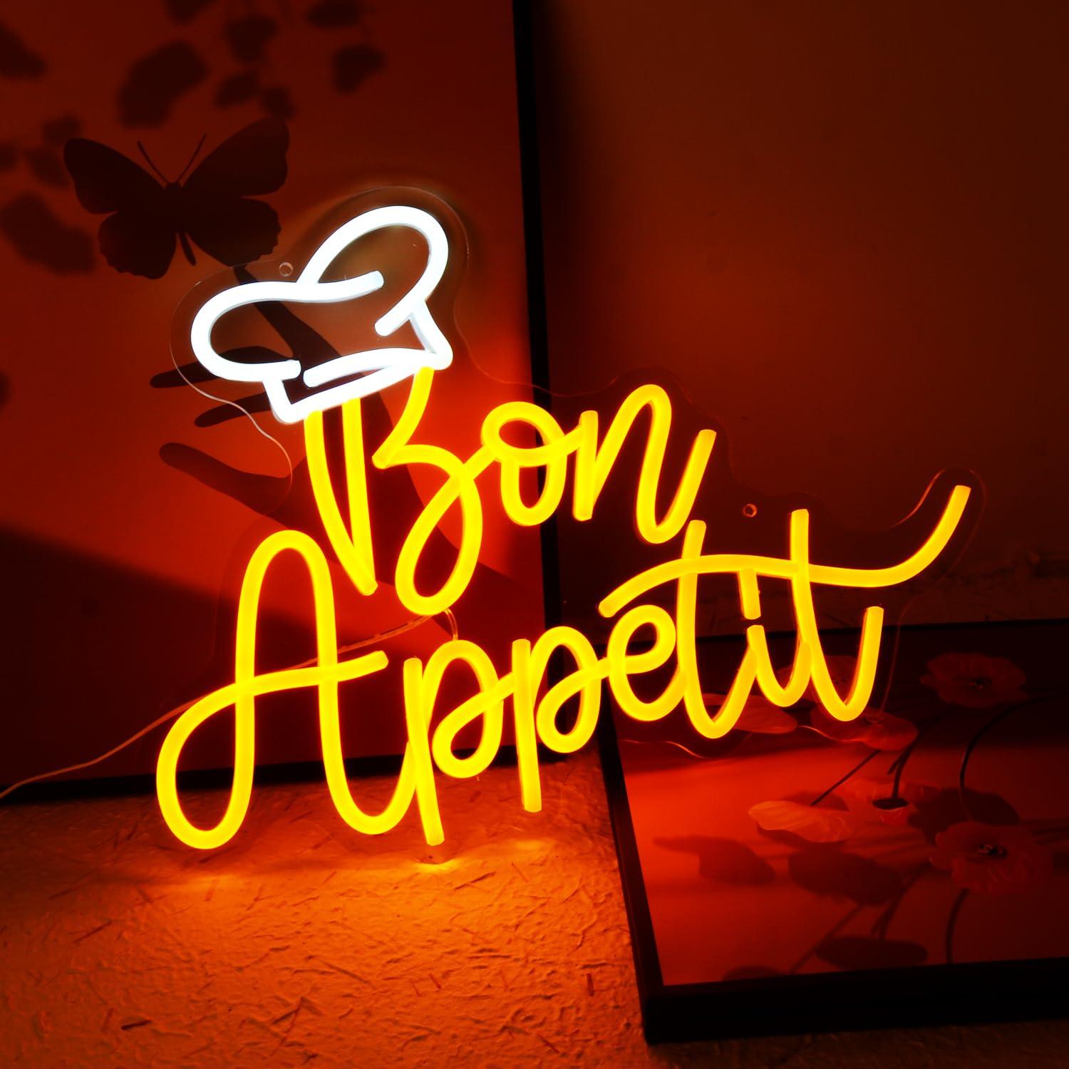 Afiyet olsun şef şapkası Neon  - Lighting Decor For Home incelemesi ve fiyatı