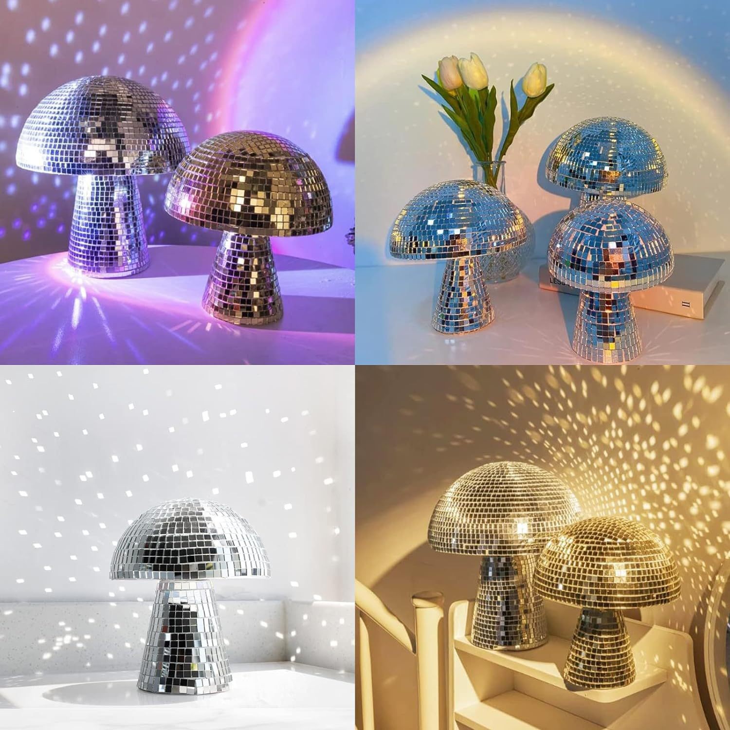 Mantar Disko Topu Aynalı Cam K - Disco Ball Mirror incelemesi ve fiyatı
