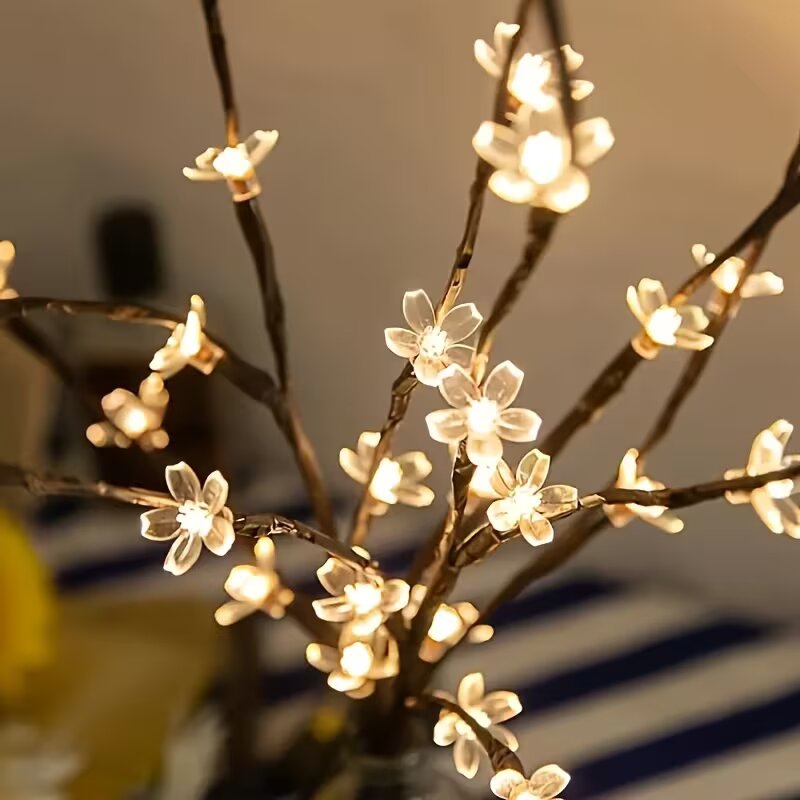 1/2 adet 20LED kiraz çiçeği ağ - Lighting Decor For Home incelemesi ve fiyatı