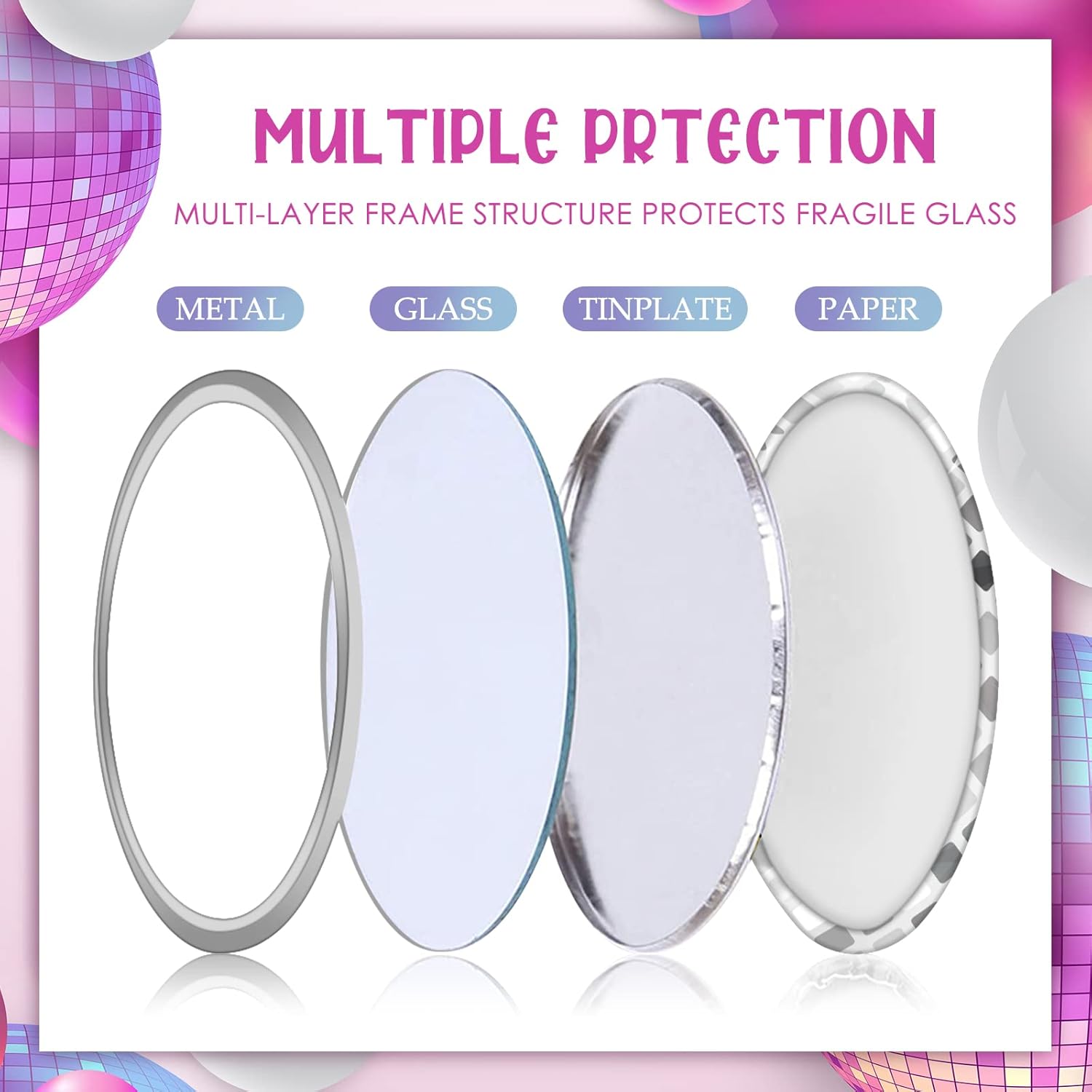 Disko Topu Kompakt Ayna Vintag - Disco Ball Mirror incelemesi ve fiyatı