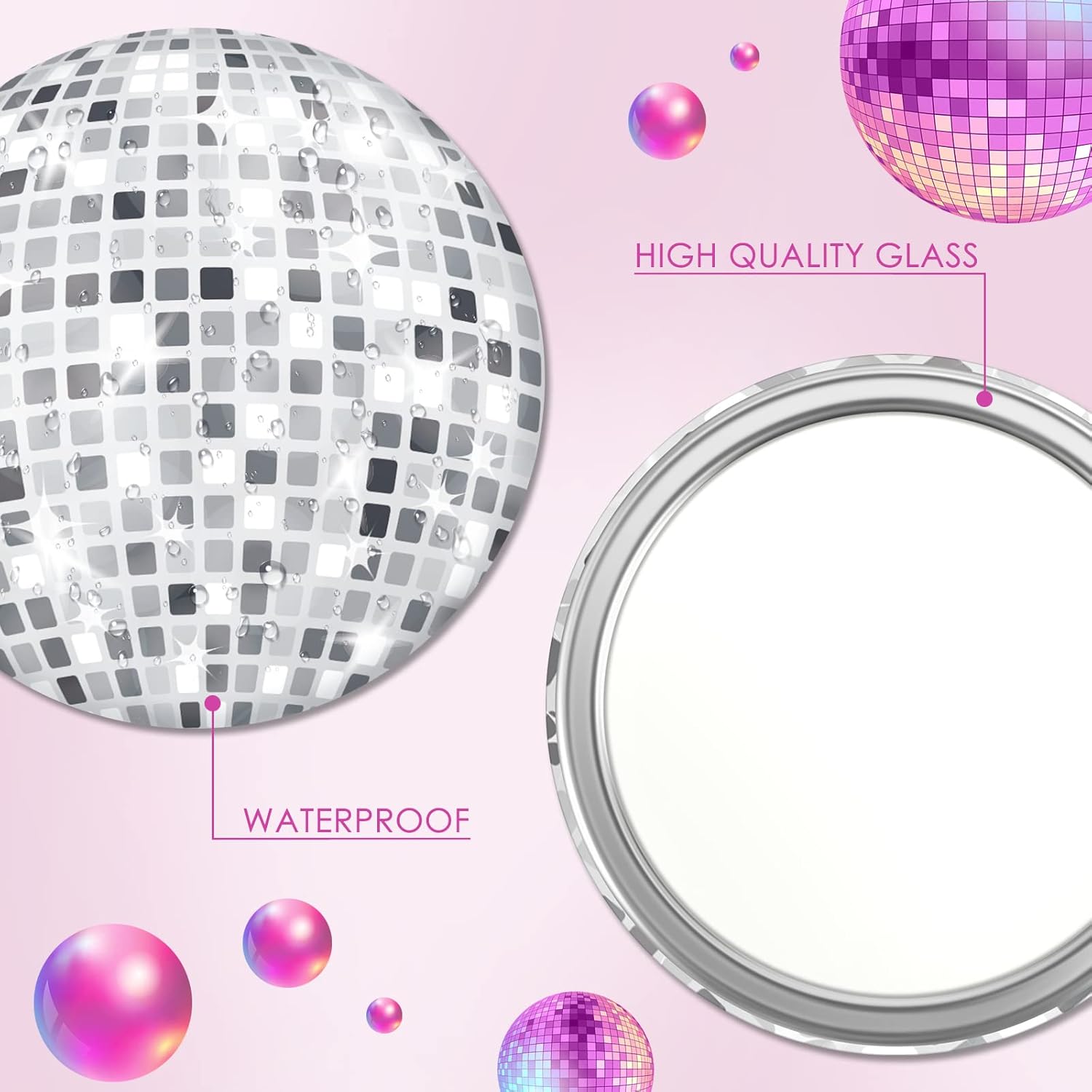 Disko Topu Kompakt Ayna Vintag - Disco Ball Mirror incelemesi ve fiyatı