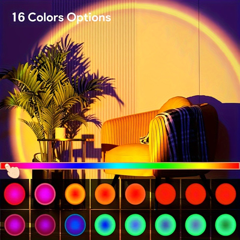 1 adet Canlı Gün Batımı Projek - Sunset Lamp Projection incelemesi ve fiyatı