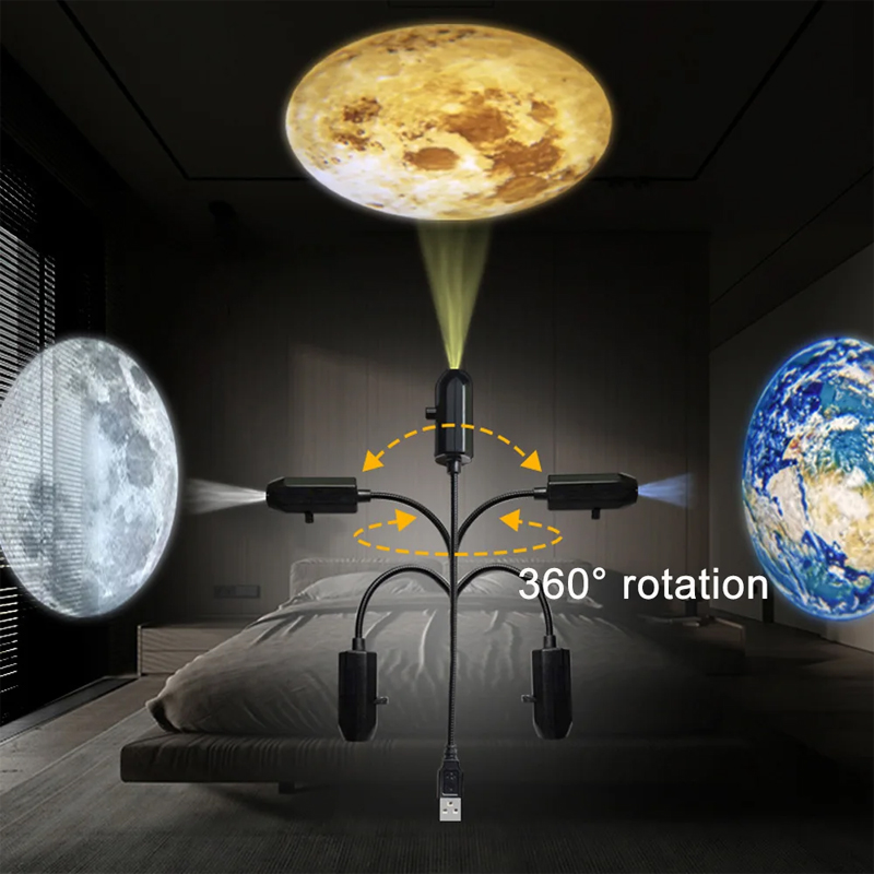 USB Tavan Ay Dünya Projeksiyon - Sunset Lamp Projection incelemesi ve fiyatı