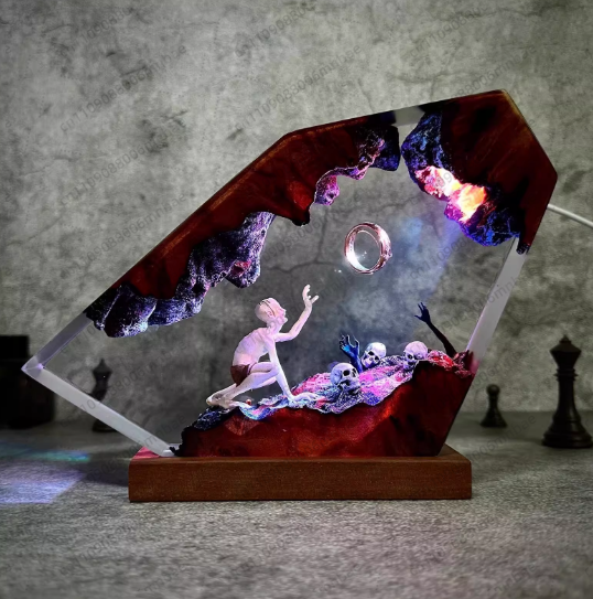 Reçine Lamba Benzersiz Oda Dek - Lighting World Decor incelemesi ve fiyatı