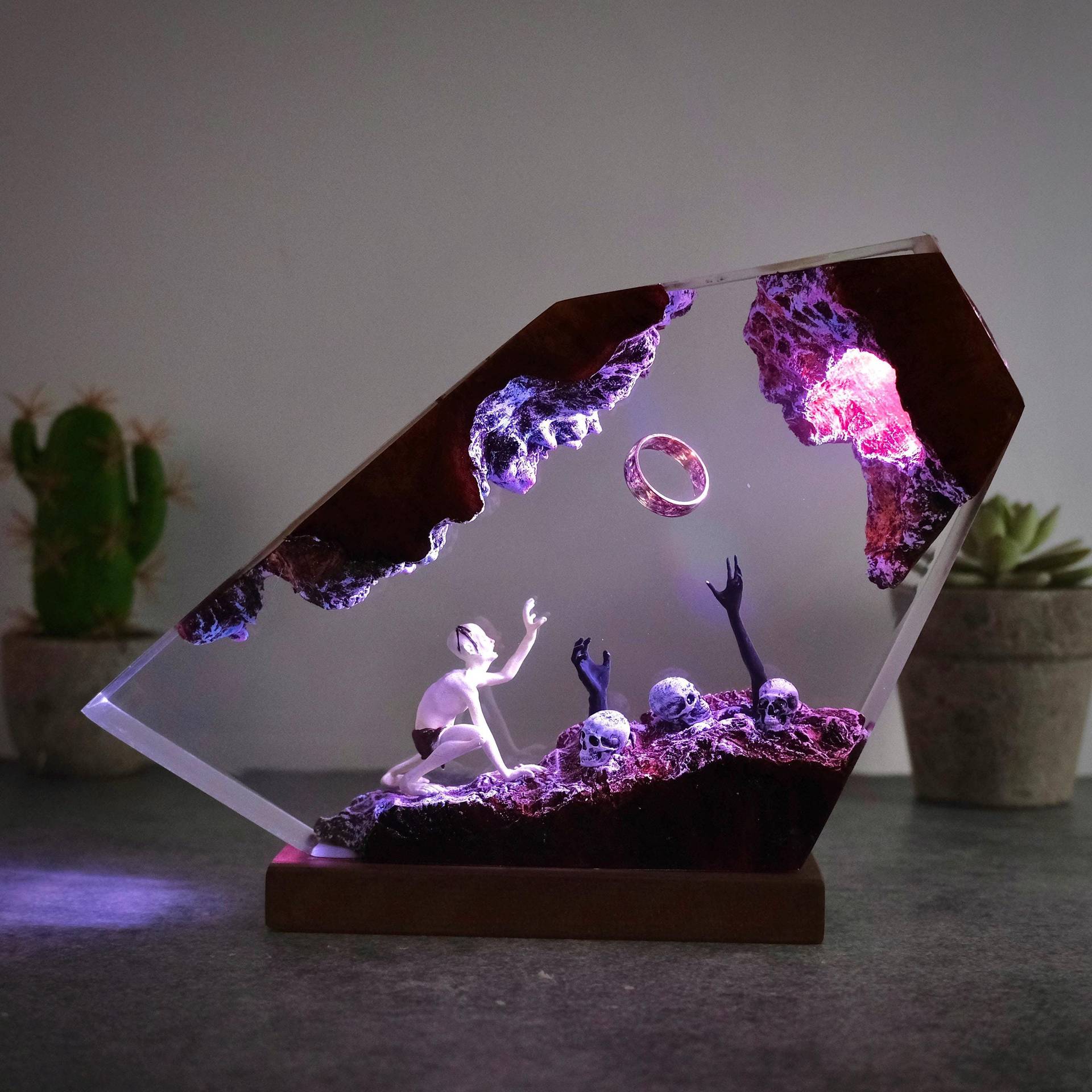 Gollum Güç Yüzüğü Reçine Işık  - Lighting World Decor incelemesi ve fiyatı