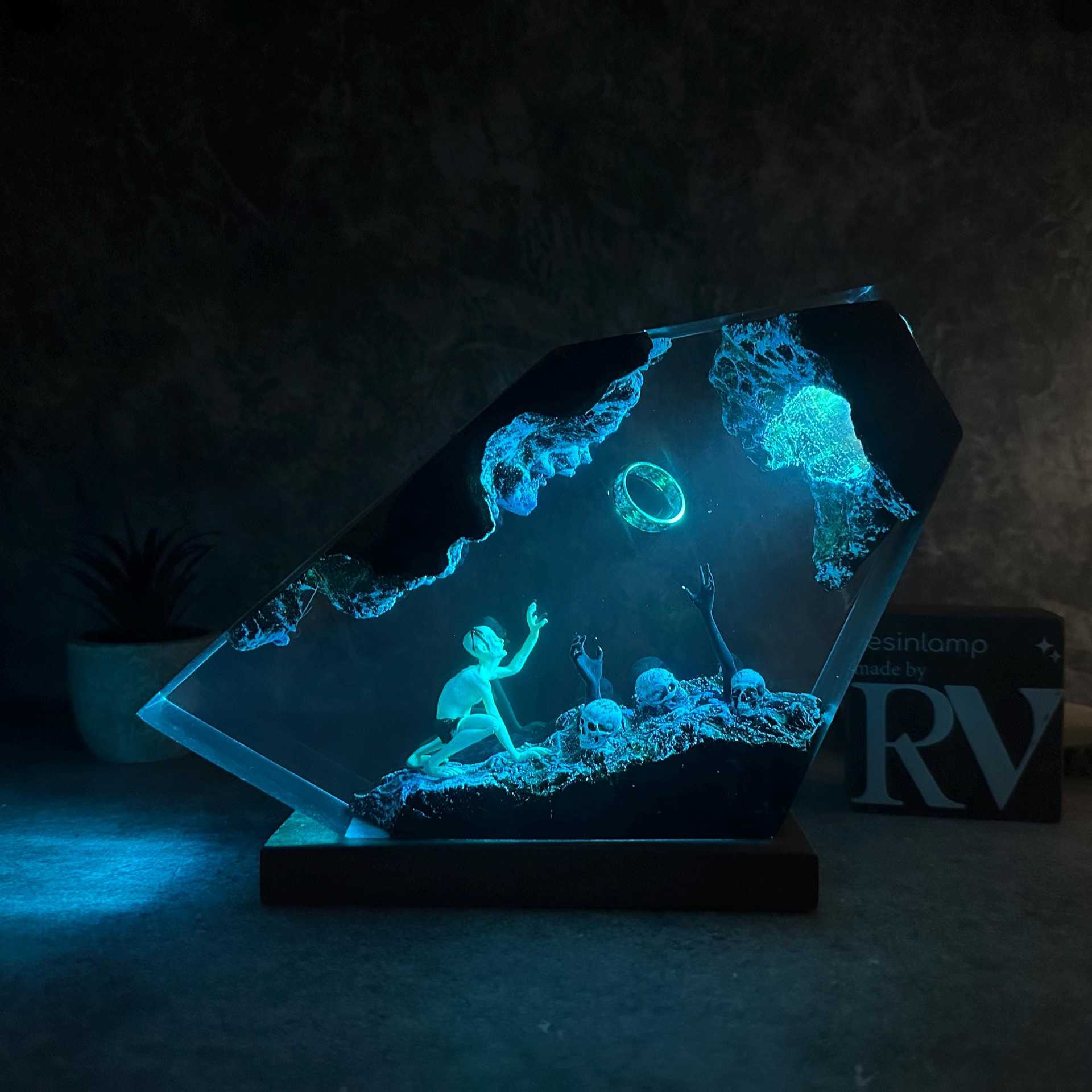 Gollum Güç Yüzüğü Reçine Işık  - Lighting World Decor incelemesi ve fiyatı