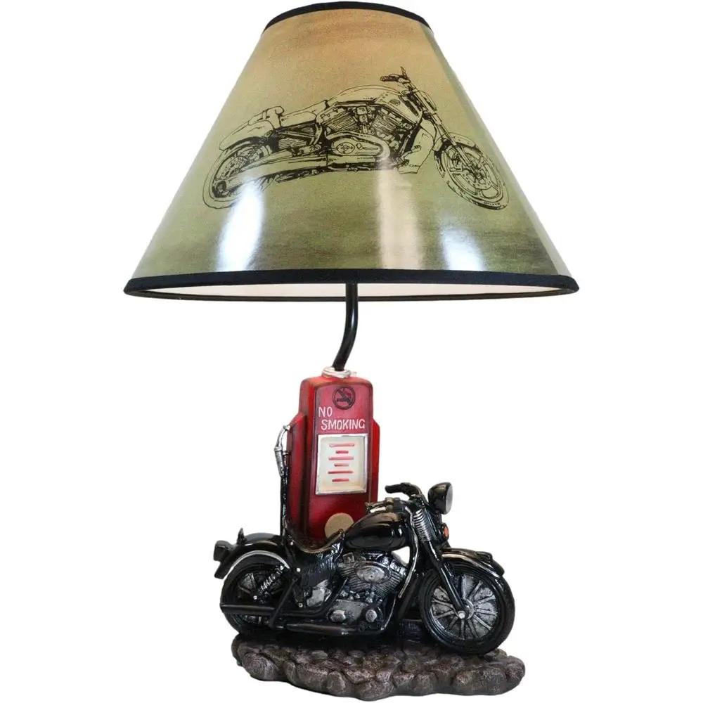 Vintage Retro Siyah Motosiklet - Lighting Decor For Home incelemesi ve fiyatı