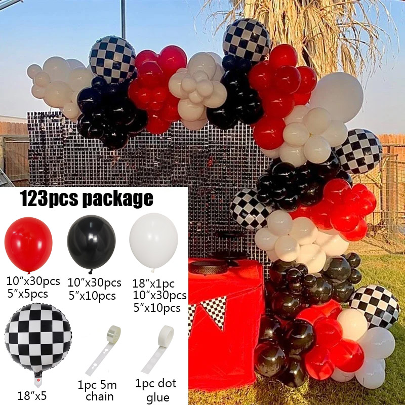 123 adet yarış araba doğum gün - Lighting Mcqueen Birthday Decor incelemesi ve fiyatı