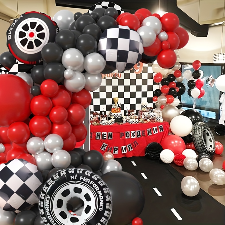 109 Parça Yarış Arabası Temalı - Lighting Mcqueen Birthday Decor incelemesi ve fiyatı