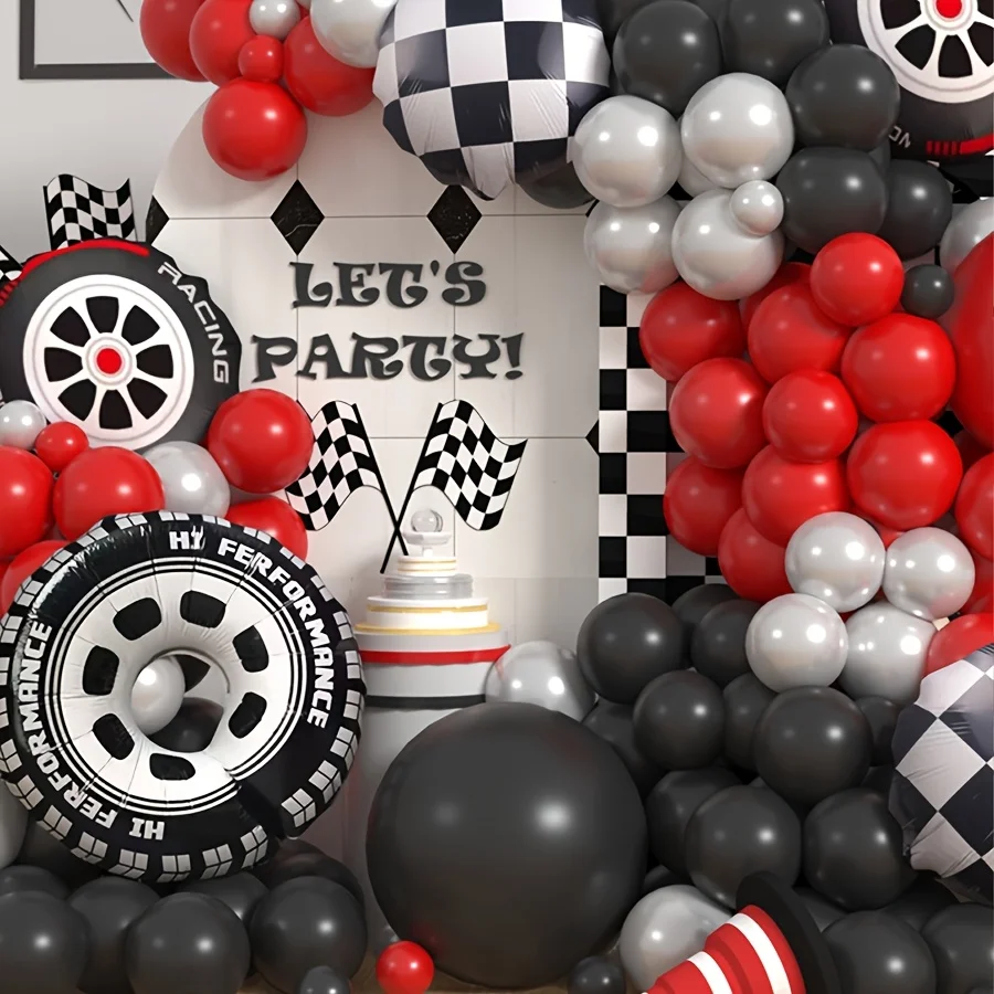 109 Parça Yarış Arabası Temalı - Lighting Mcqueen Birthday Decor incelemesi ve fiyatı