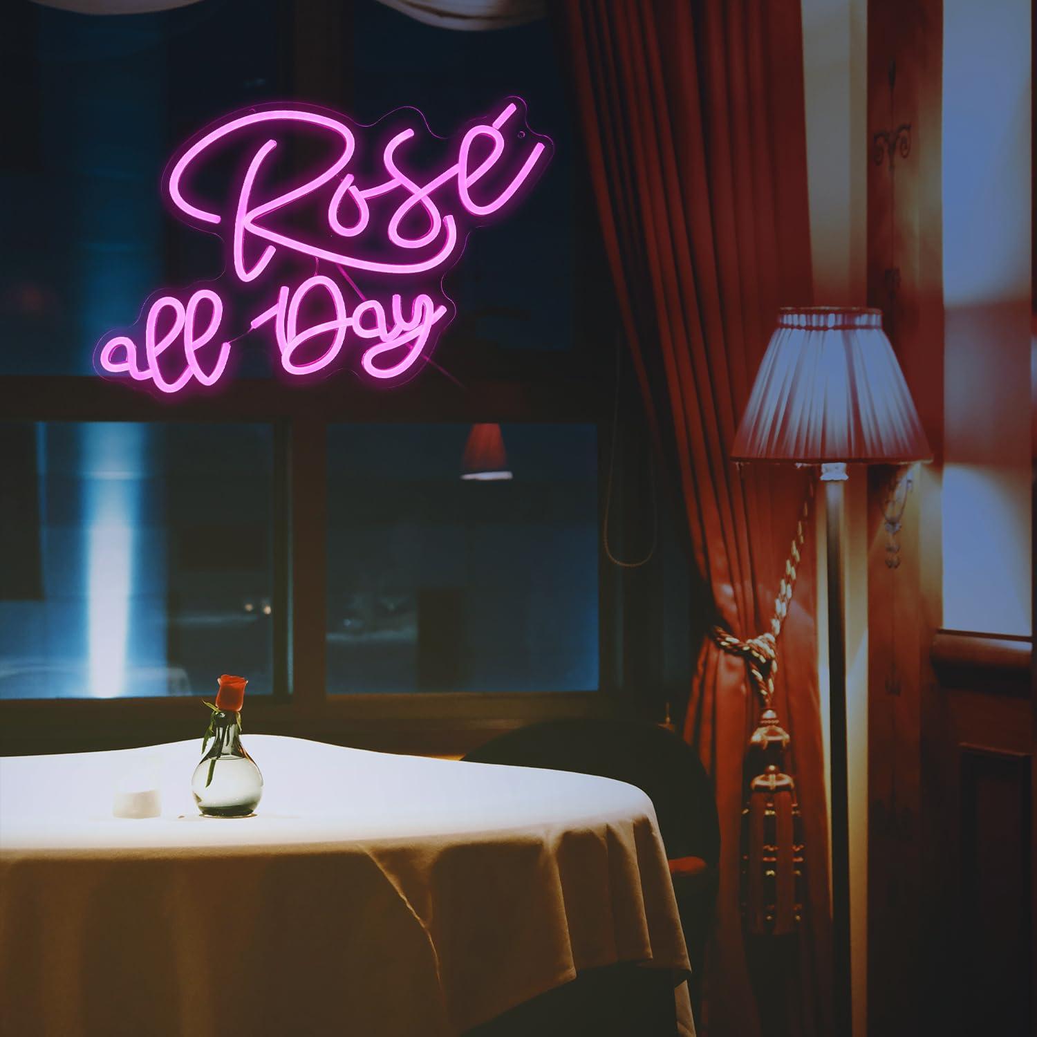 Gül Tüm Gün Neon Işık İşareti  - Wedding Lighting And Decor incelemesi ve fiyatı