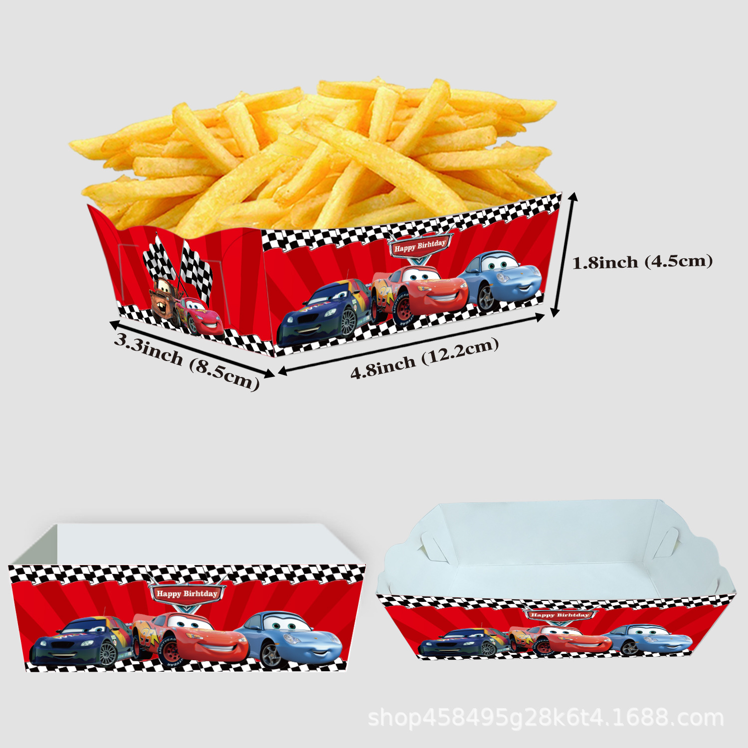 24 adet/takım arabalar kağıt y - Lighting Mcqueen Birthday Decor incelemesi ve fiyatı