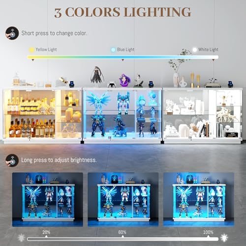 Kilitli ve LED Işıklı Cam Vitr - Lighting & Home Decor Studio incelemesi ve fiyatı
