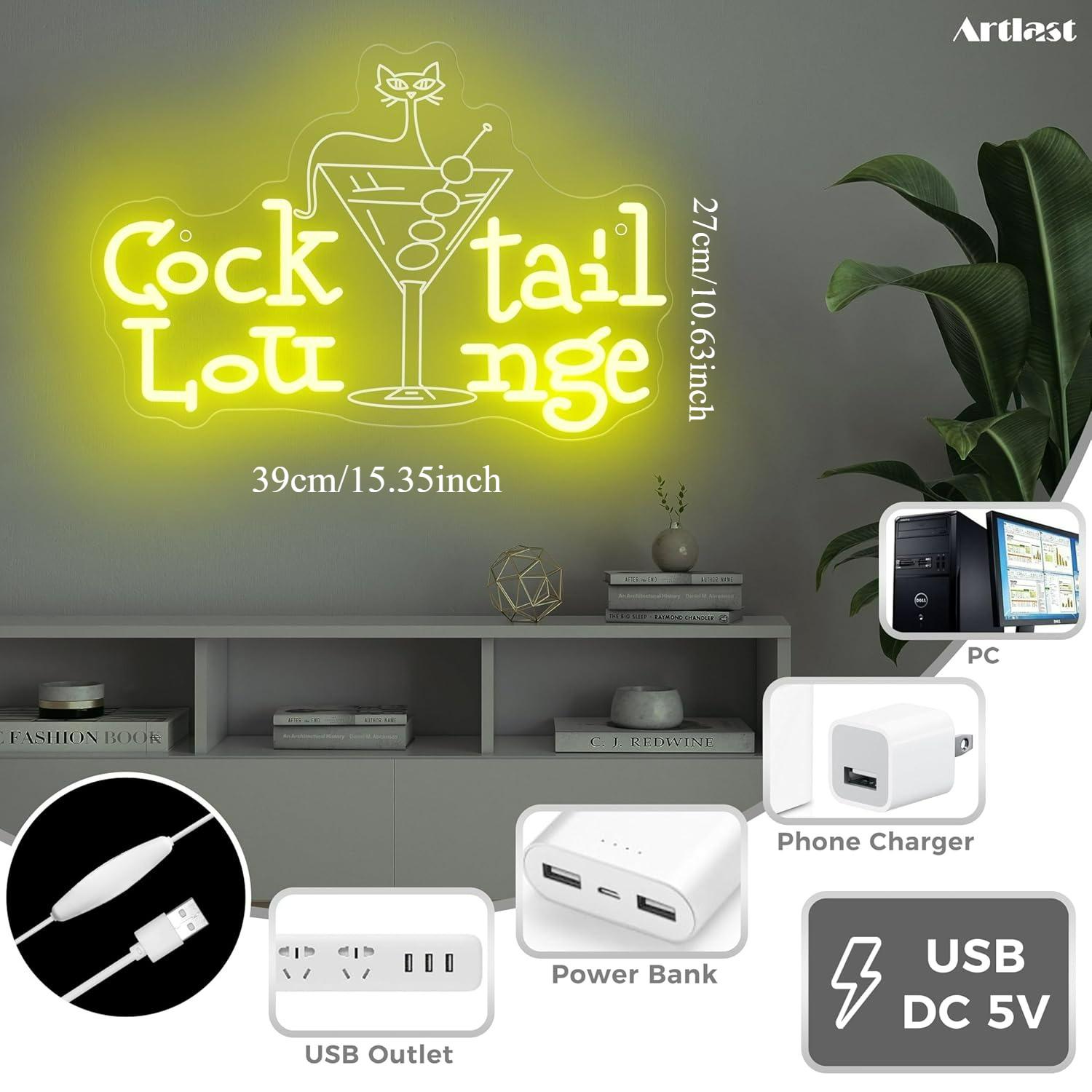 Kokteyl Salonu Neon Tabelası K - Lighting Decor For Home incelemesi ve fiyatı